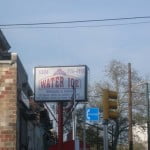 Freds-water-ice sign